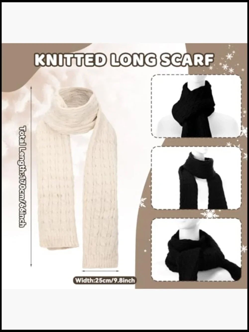 2 Pairs Touchscreen Gloves 2 Beanies 2 Scarves Fleece Winter Set